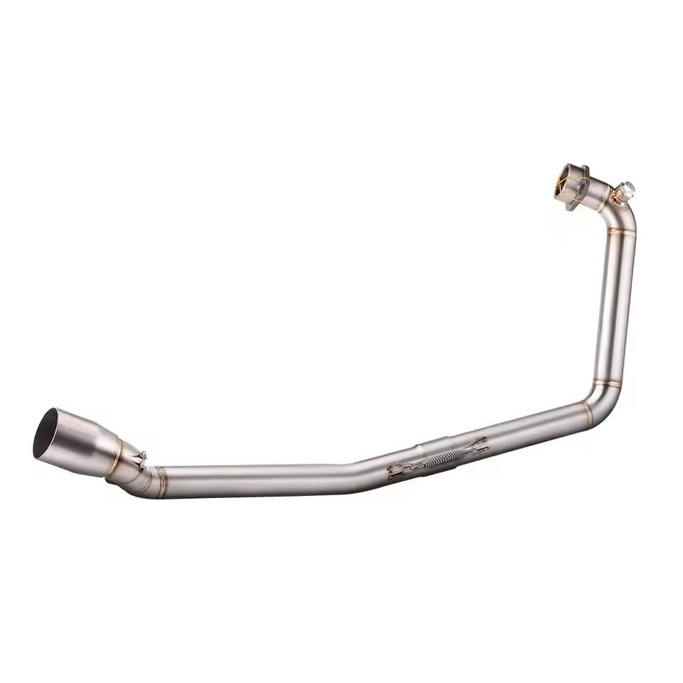 Para Suzuki GSX-R 150 125 GSXR 2017-2021 GSXS 150 125 GSX-S Escape Motocicleta Coletor de Escape Tubo de Ligação Slip-On Tubo de Silenciador Intermediário
