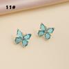 Butterfly Jewelry Multi-Colored Zircon Butterfly Necklace for Women Fashionable Clavicle Chain Pendant Necklace for Women