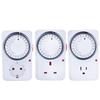 Universal Mechanical Timer Switch for UK, US, and German Standards - Smart Home Time-Controlled Socket