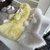 Plush Leg Warmers for Fall and Winter Layering, with Flared Lower Openings, and Bowknot Accent, Thick Faux Furs Boot Covers Long Socks for Women