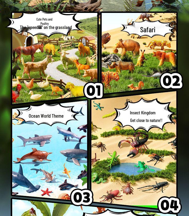Interactive Dinosaur Egg Toys: Jungle Jurassic PVC Models for Kids' Cognitive Play