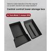 Center Console Storage Box for Tesla Model Y Juniper 2025 Series Armrest Box Front Bottom Support Tray Organizer Car Accessories