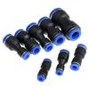 1Pc Plastic Pneumatic Fittings Push in Straight Reducer Connectors Water Hose Quick Connect for Air/Vacuum Water Hose 2 Ways