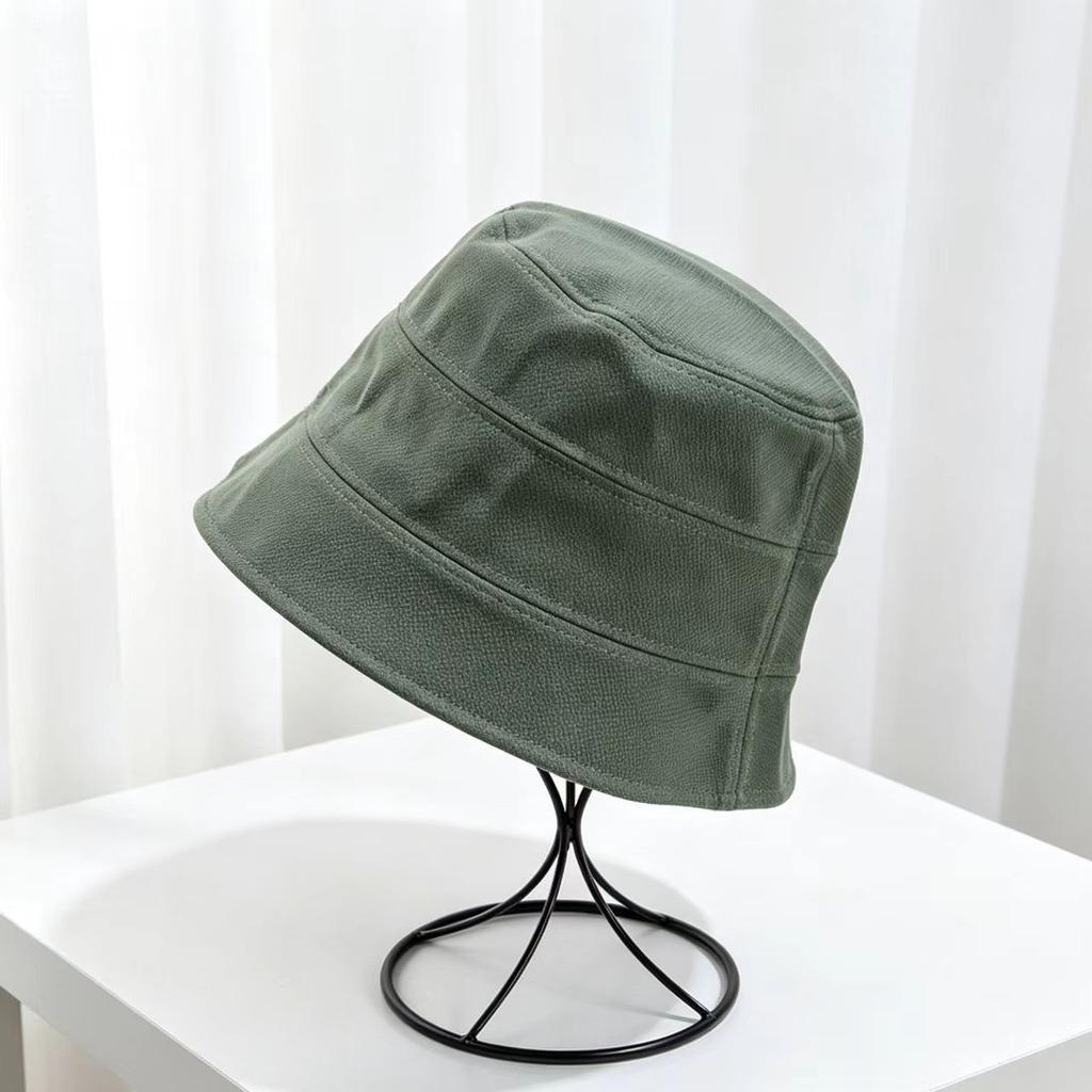 Sunscreen sunshade bucket hat women's spring and summer high-end plain all-match basin hat light and breathable sun hat