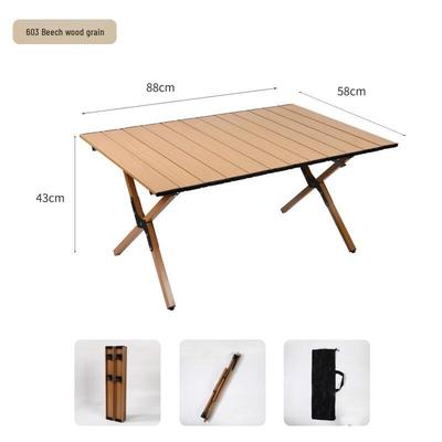 Portable Aluminum Alloy Folding Camping Table
