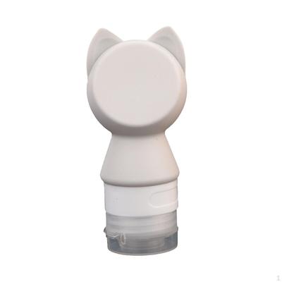 Travel Bottles, Silicone Cosmetic Tube, Empty, ,Refillable Cute Portable Containers for