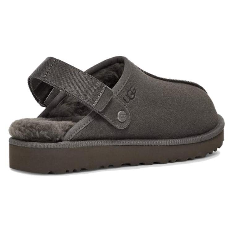 New UGG Lanah Clog 'Charcoal' Women's 1153516-CHRC