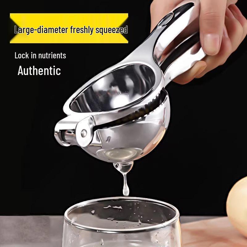 Stainless Steel Manual Fruit Juicer - Hand Press Lemon Squeezer Kitchen Gadget