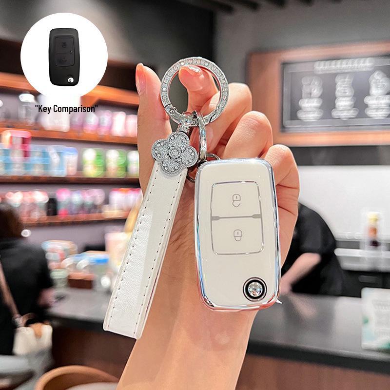 Changan Kuayue Key Case for V7, V5EV, Wang X7, X5, XinBao T3 - Remote Protection Cover with Buckle