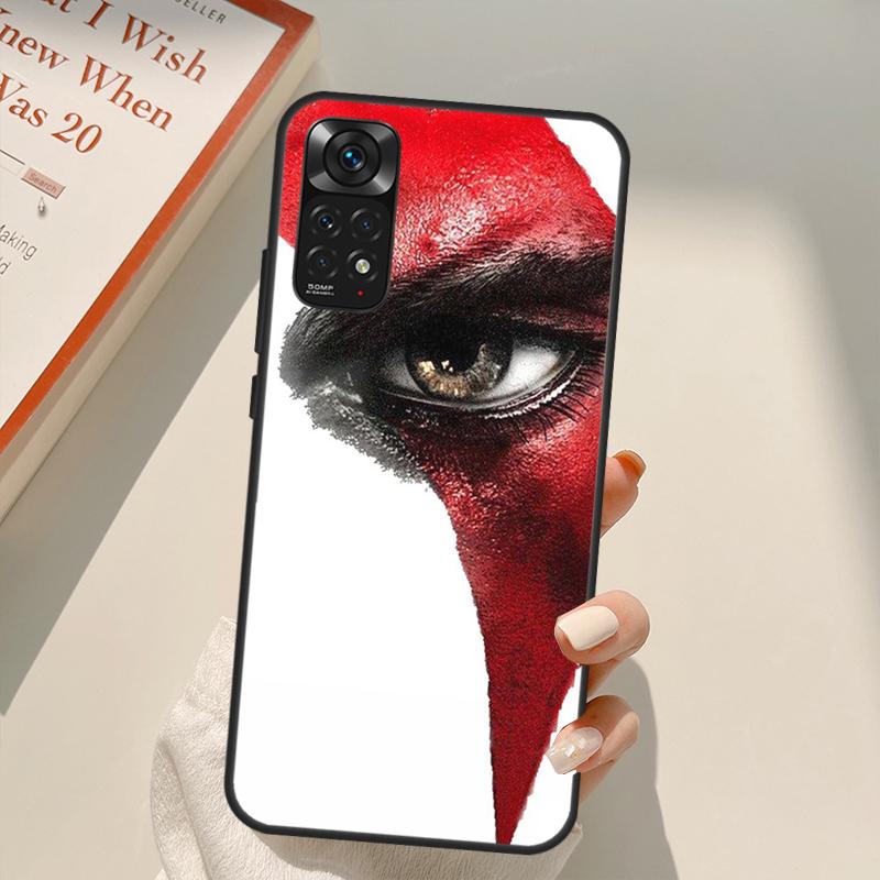 Funda de God of War Para Xiaomi Redmi Note 11 Pro 8 9 11S 10S 9S Note 10 Pro Cubierta Para Redmi 10 10C 9A 9C
