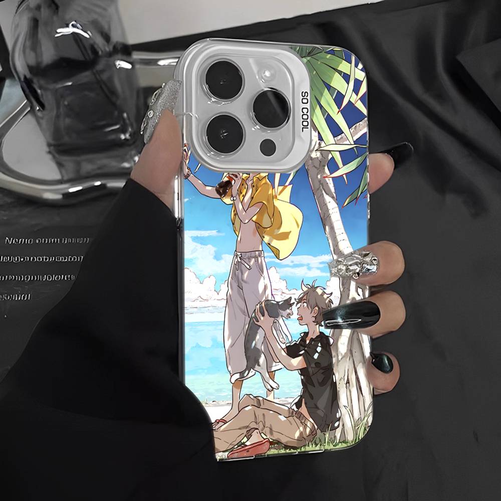 Anime Movie Umibe No Etranger Phone Case For IPhone 16 15 14 13 12 11 17 Pro MAX Plus Pro Matte Shockproof Cover