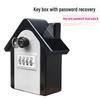 Dual-Access Combination Lock Key Box for Homes & Construction Sites