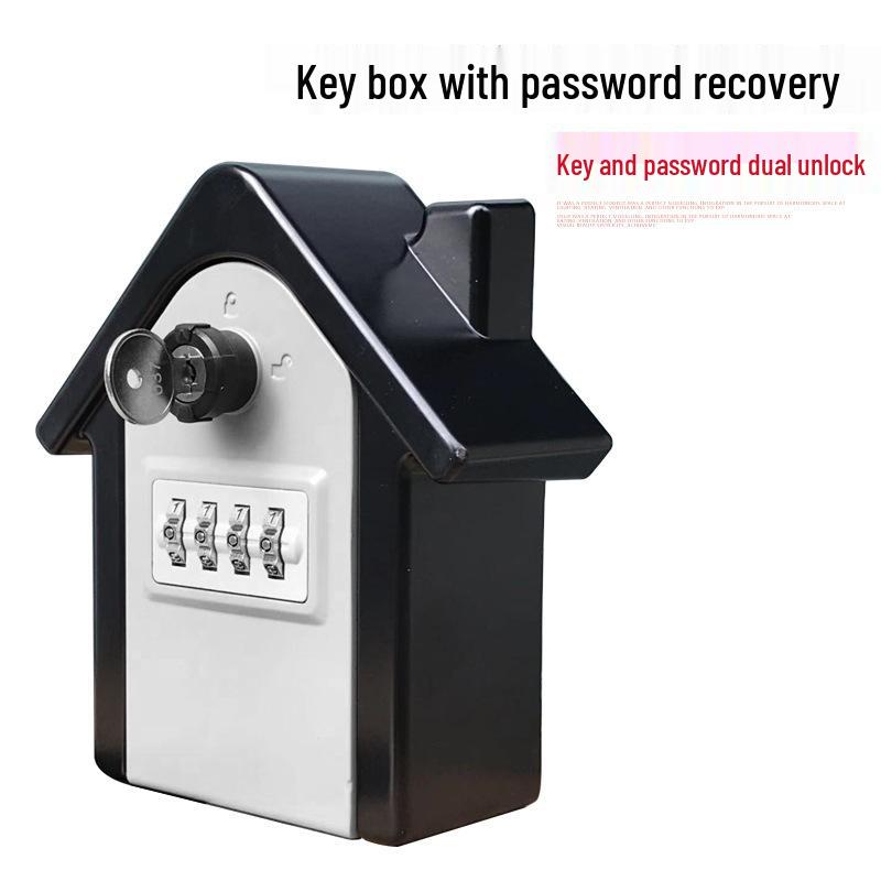 Dual-Access Combination Lock Key Box for Homes & Construction Sites