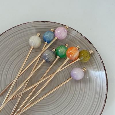 Çin Tarzı Vintage Saç Çubukları Kadınlar Kızlar Moda Metal Çubuk Şeklinde Saç Tokaları Pins Takı Saç Stili Aksesuarları