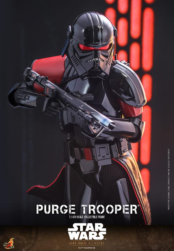 Hot Toys TV Masterpiece Kenobi Purge Trooper Scale Approximately 30cm Tall Obi-Wan 1/6 Figure, Black, (TMS081)