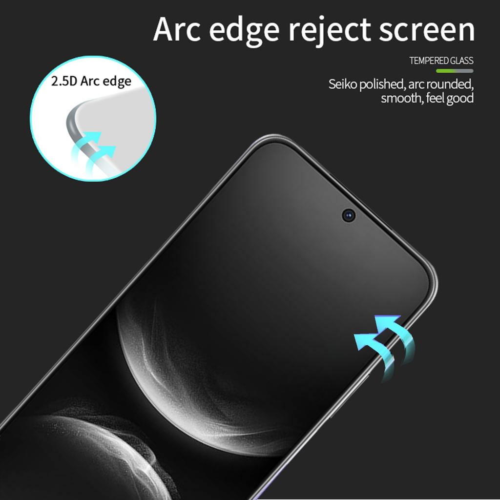 For Huawei nova 14 5G Screen Protector MOFI 9H Full Glue Full Coverage High Aluminum-Silicon Glass Film