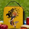 Haikyuu Anime Insulated Lunch Bags Thermal Bag Reusable,Lunch Container Bokuto Volleyball Large Lunch Box Tote Food Storage Bag