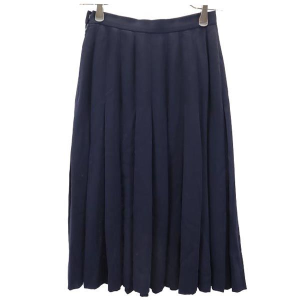 GIVENCHY 80s 90s Old Japanese wool blend Long length Pleated skirt Women Used