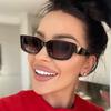 Fashion Trend 2025 European & American Small Frame High-End Sunglasses