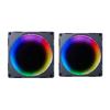 Silent LED RGB Cooling Fan High- High-brightness