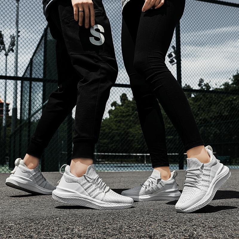 Mens Sport Shoes Lace-Up Men Casual Shoes Lightweight Tenis Walking Sneakers Comfortable Breathable Masculino Zapatillas Hombre