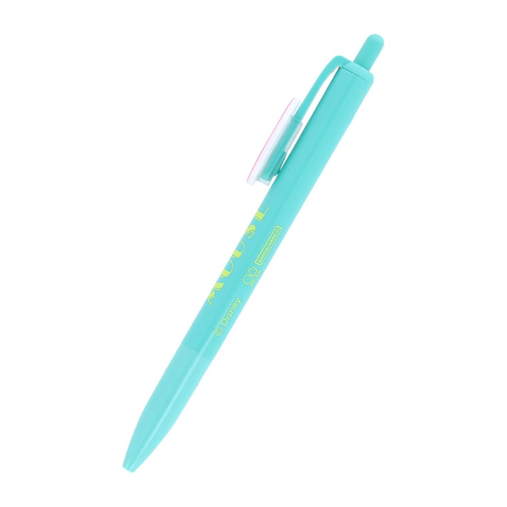 Stationery Disney Ballpoint Pen with Retro Collection Mickey Mint S4653599 Sun-Star Oil-Based Plate, Green,