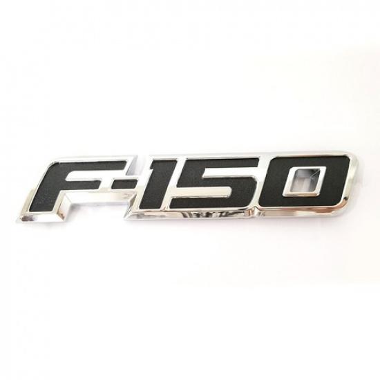 1x Für F-150 Heckklappen-Emblem für F-150 09-14 CL3Z-9942528-A Chrom Schwarz