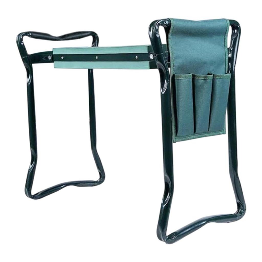 Garden Kneeler and Seat with Soft Kneeling Pad Portable Sturdy Foldable Stool for Planting
