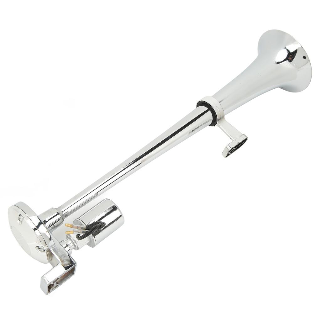 Single Trumpet Air Compressor Horn 150DB 12V Super Loud Universal Fit for Cars Trucks Boats Motorcycles