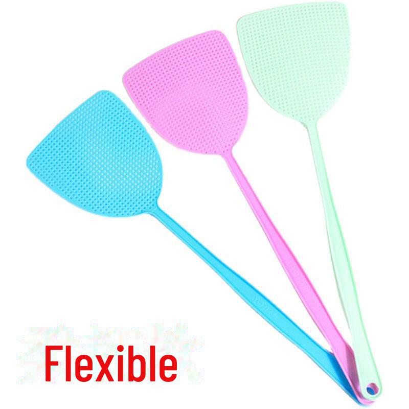 

Прочная пластиковая мухобойка с длинной ручкой – большая ручная мухобойка для лета