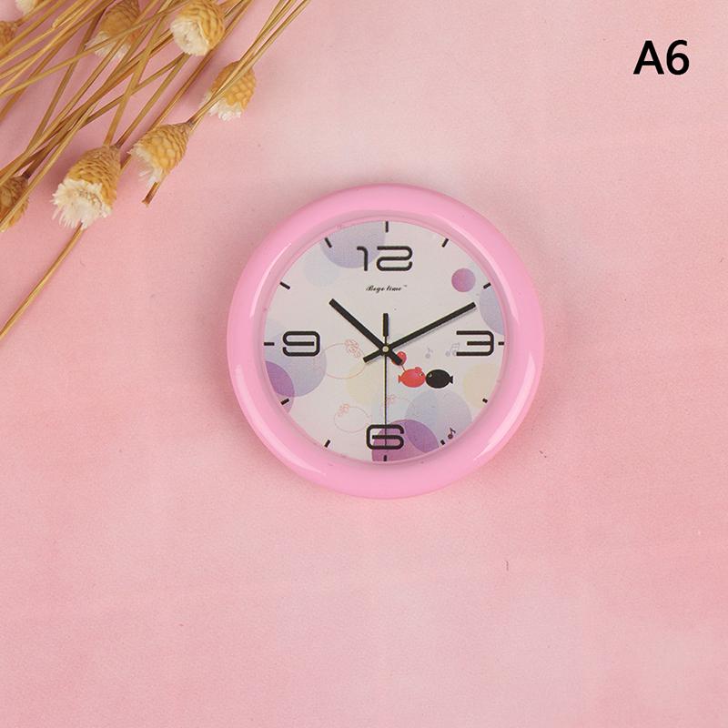 

1:12 Resin Dollhouse Miniature Wall Clock Home Decor Accessories Furniture Toy as the picture