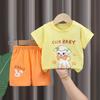 2026 Summer Children's Short Sleeve Set Pure Cotton Thin T-shirt Children's Clothing