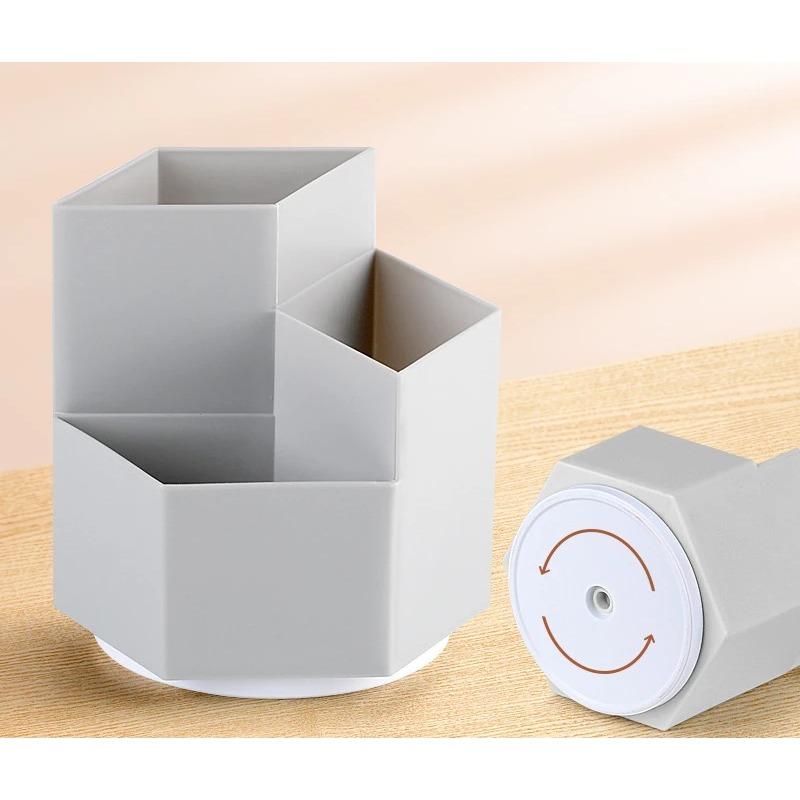 360° Rotating Creative Multi-angle Pen Holder School Office Supplies Student Stationery Organizer Multi-function Pen Holder