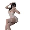 Sex underwear sexy nurse uniform pure desire free neck suit small chest temptation pajamas qqny