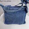 Umhängetasche für Damen, Japan und Südkorea, exquisite Tasche aus gewaschenem Denim, Ins, künstlerischer Stil, Persönlichkeit, Kreativität, tragbare Tasche, Umhängetasche
