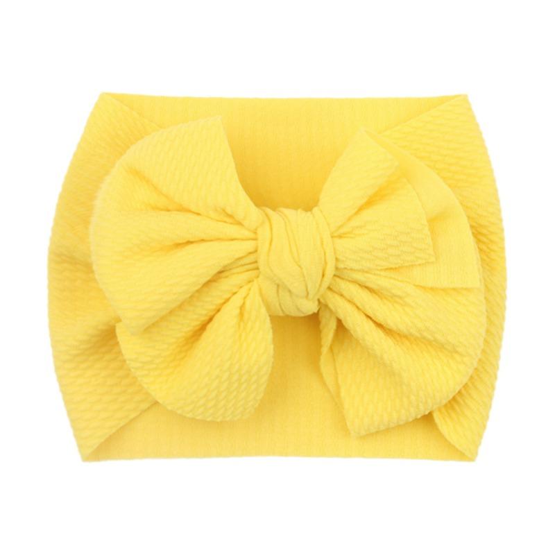 Creative Soft Children's Headband Cute Solid Color Bow Baby Hair Accessories Infant Multi-color Headgear