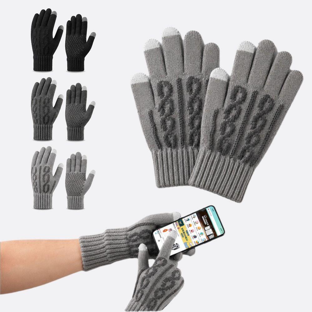 Synthetic Fabric Winter Gloves Touchscreen Compatible hermal Gloves Outdoor Activities