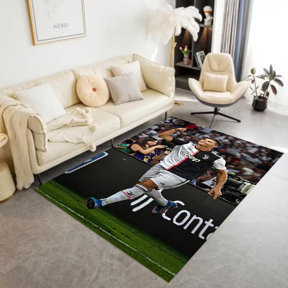Ronaldo's Celebration Moment Floor Mat Perfect for Dormitory Foyer Study Room Outdoor Antislip Carpet Decorate Offices