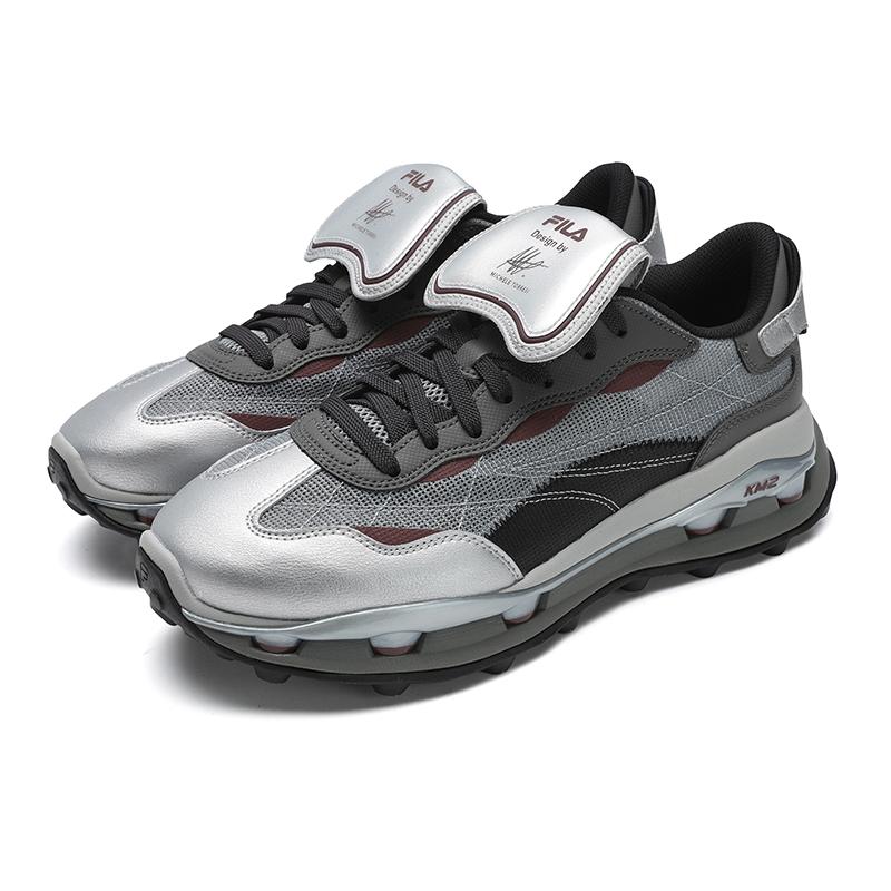 FILA KM2 Abrasion Resistant Coverage Support Balance Lightweight Low top Hiking Shoes Men's Medium Gray F12M533121FMG