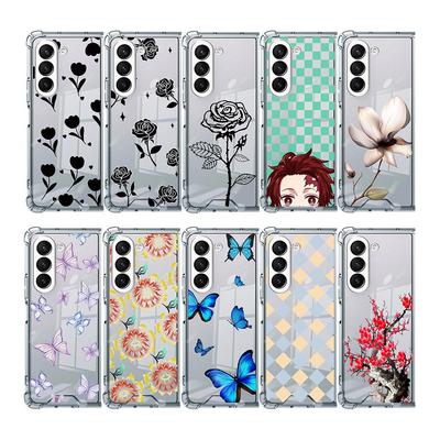 Samsung Galaxy Z Fold 5 Butterfly Lace 2-in-1-Hülle, TPU+PC lackierter Handyschutz