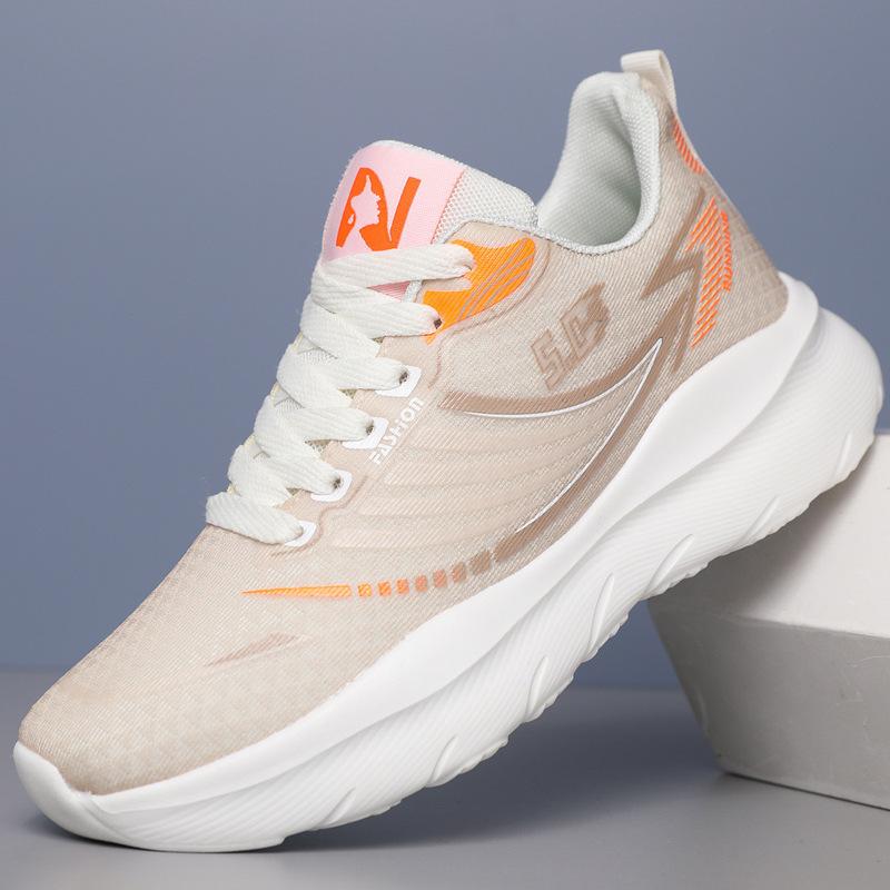 

Повседневная обувь на платформе, спортивные кроссовки для бега, обувь для путешествий, повышающая комфорт, универсальная трендовая обувь, легкая мужская обувь на мягкой подошве 44 бежевый
