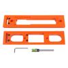 Construction Projects Hydraulic Buffer Hinge Hydraulic Hinge 3D Hinges User-friendly Installation Chamfered Edges