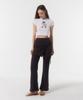 Kkuape King Cat Crop T-Shirt_White
