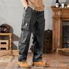 Calças de Trabalho Masculinas Tamanho Grande Calças Casuais Resistentes à Sujeira Verão Vestíveis Punho para Trabalho de Construção Juventude Faion