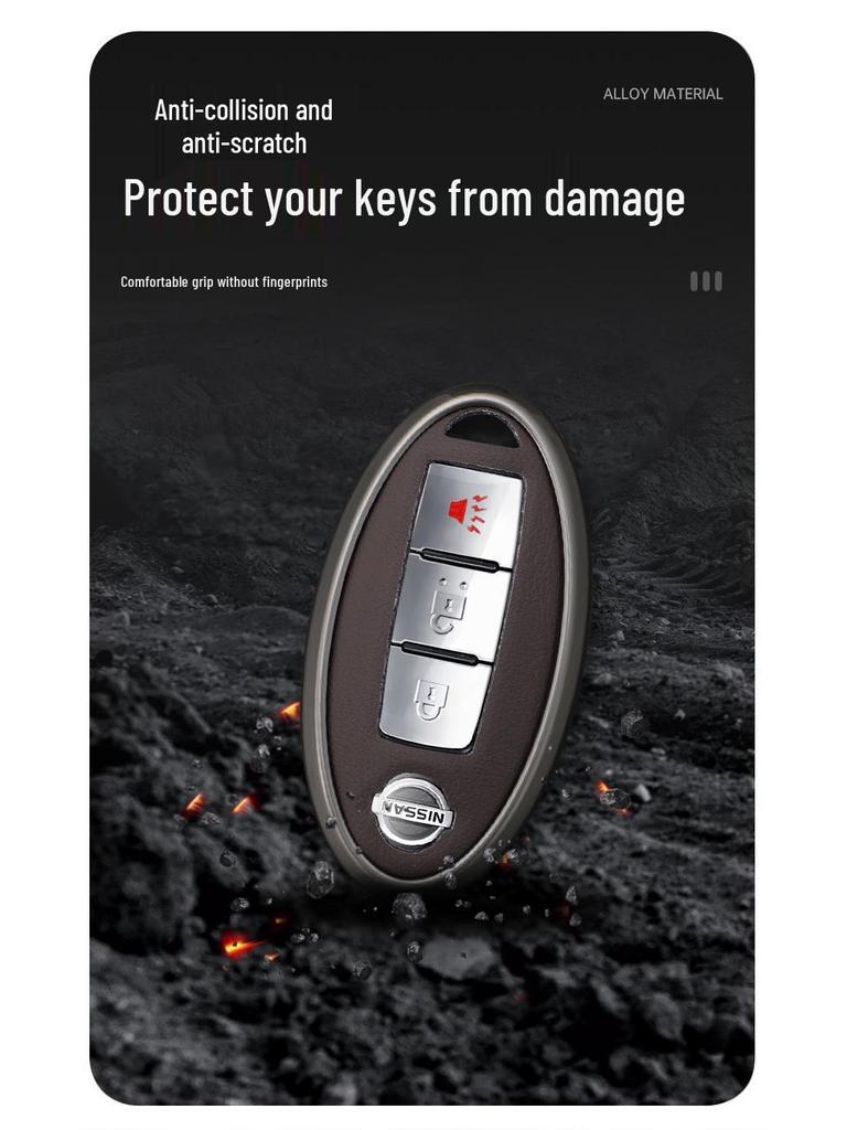 Nissan Key Covers: Fits Sylphy, Teana, Qashqai, X-Trail (14th Gen), Classic Tiida, Kicks, Murano