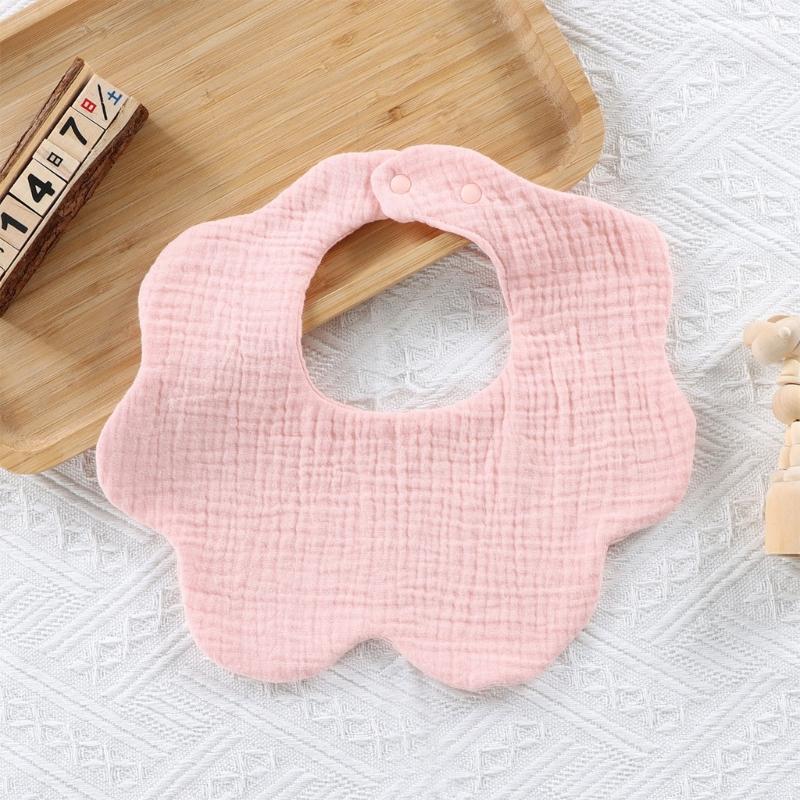 Baby Feeding Bibs 6 Thick Layer Burp Cloth Drool Bibs for 0-3Y Infant Gender Neutral Drooling Bib Newborns Shower Gift