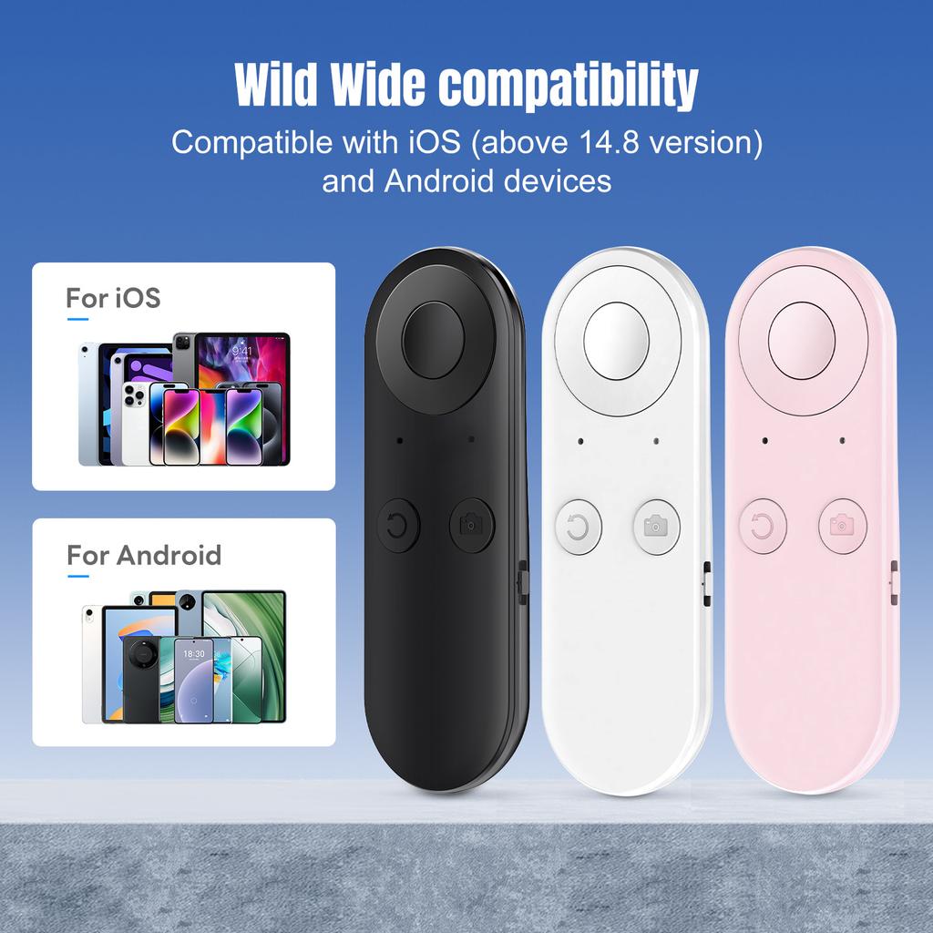 Smart Fingertip Ring Remote Control with Air Mouse Multifunctional Fingertip Selfie Video Page Turner for Android IOS