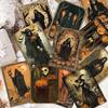 32 Stück, Vintage-Halloween-Postkarten, Horror, Kürbis, Geburtstags-/Jubiläumsgeschenke, Sammlerstück, zum Verschenken geeignet und versendbar