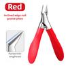 Stainless Steel Ingrown Toenail Clipper - Pointed Precision Blade, Thick and Hard Nail Compatible, Pedicure Tool for Long-Lastin