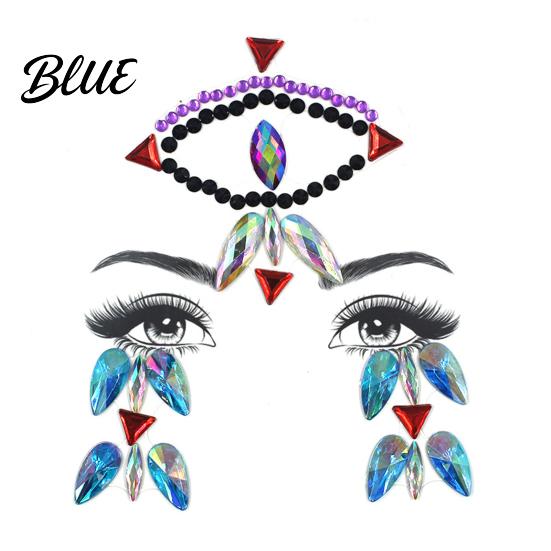 Medical Grade Skin Jewels Face Gems Makeup Temporary Tattoo Sticker  Faux Crystal Jewelry Cosplay Glitter Stones Rhinestone Teardrop Eyeliner